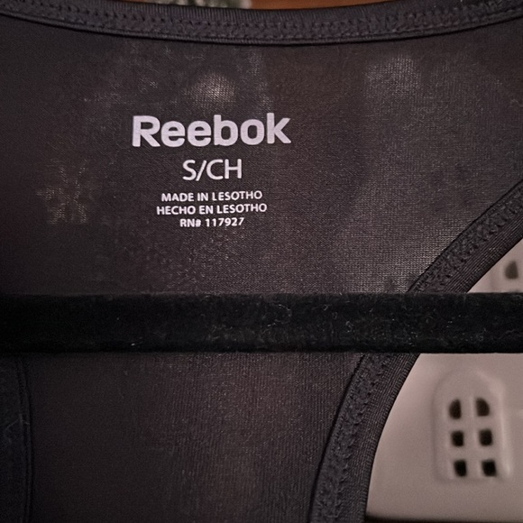 REEBOK Mint Green/Black Marbled Pullover Racerback Tank Top, Sz Small, EUC. - Picture 3 of 10